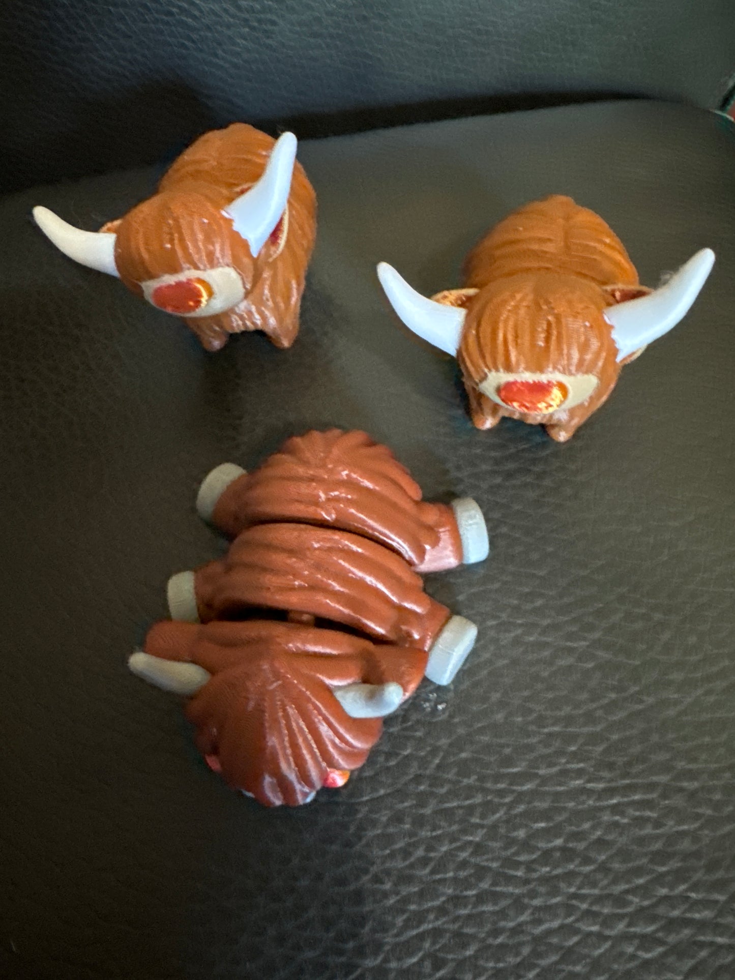 3D Printed highland cow