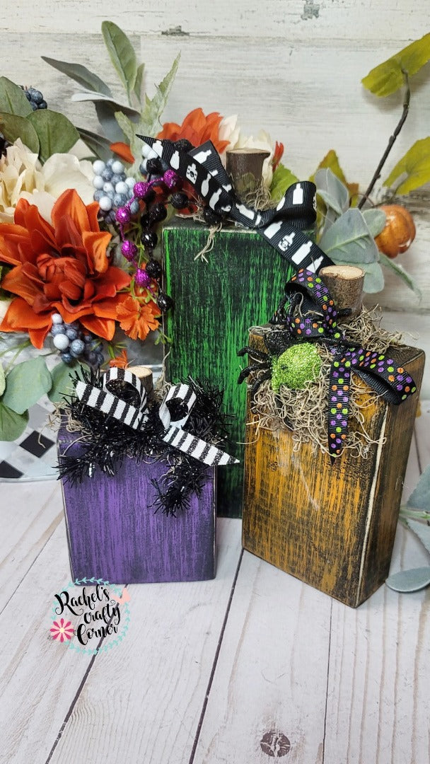 Fall Craft Workshop Project: Pumpkin Blocks