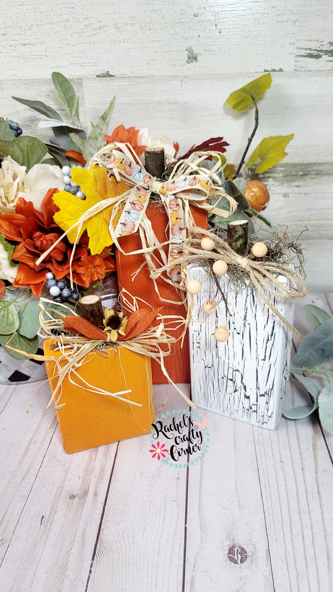 Fall Craft Workshop Project: Pumpkin Blocks