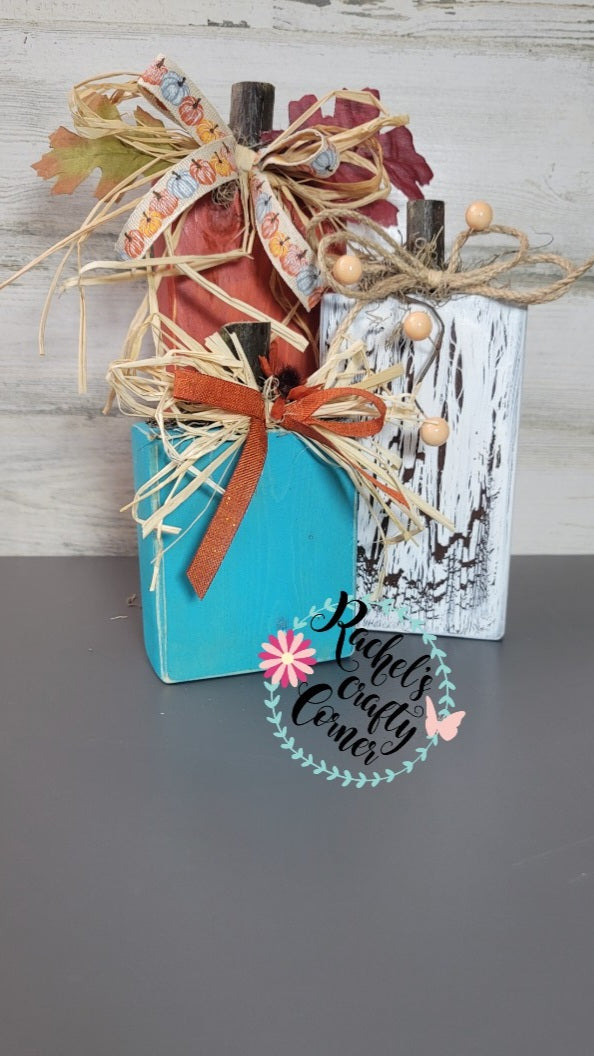 Fall Craft Workshop Project: Pumpkin Blocks