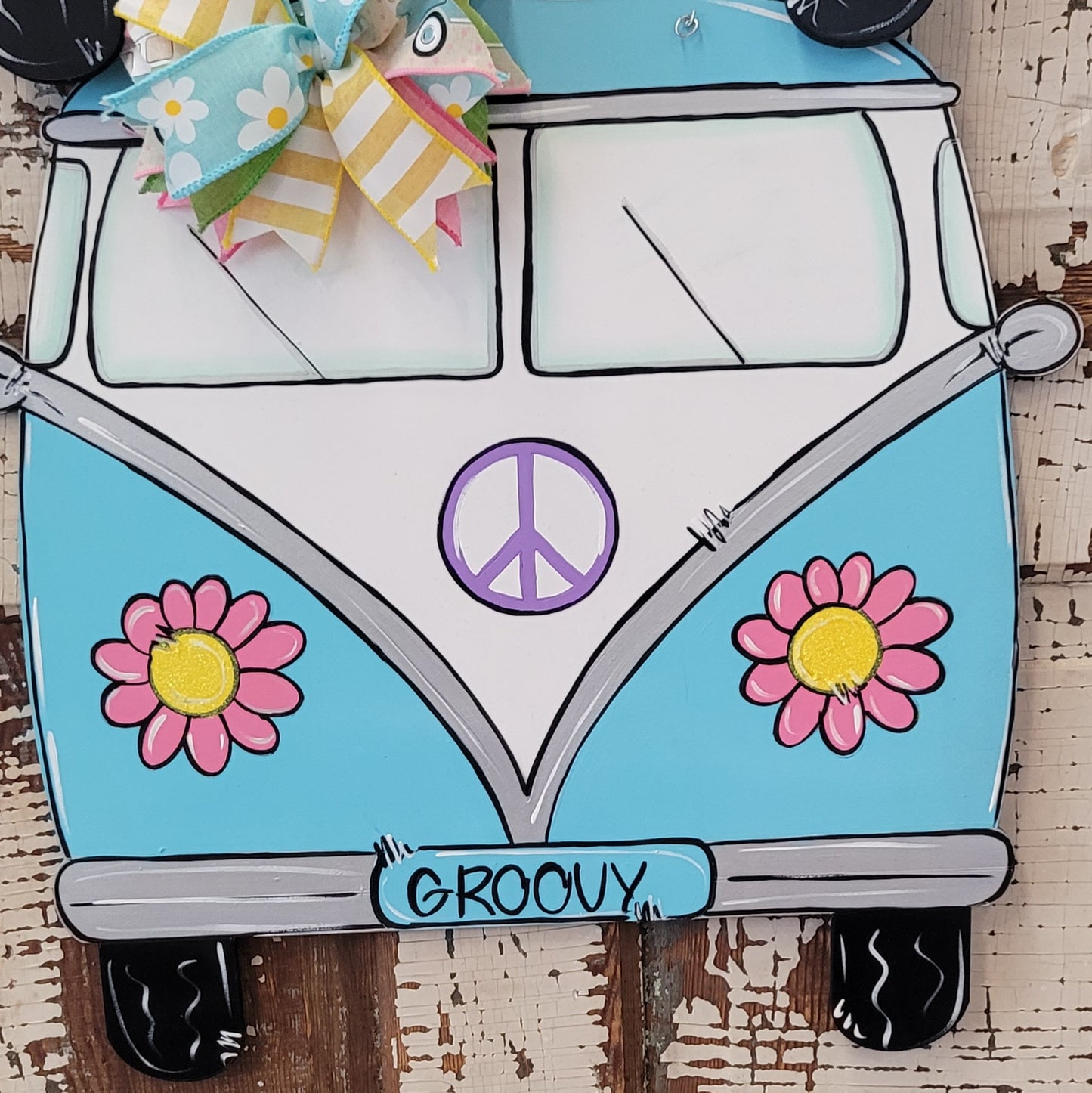 Door Hanger: Hippie Wagon
