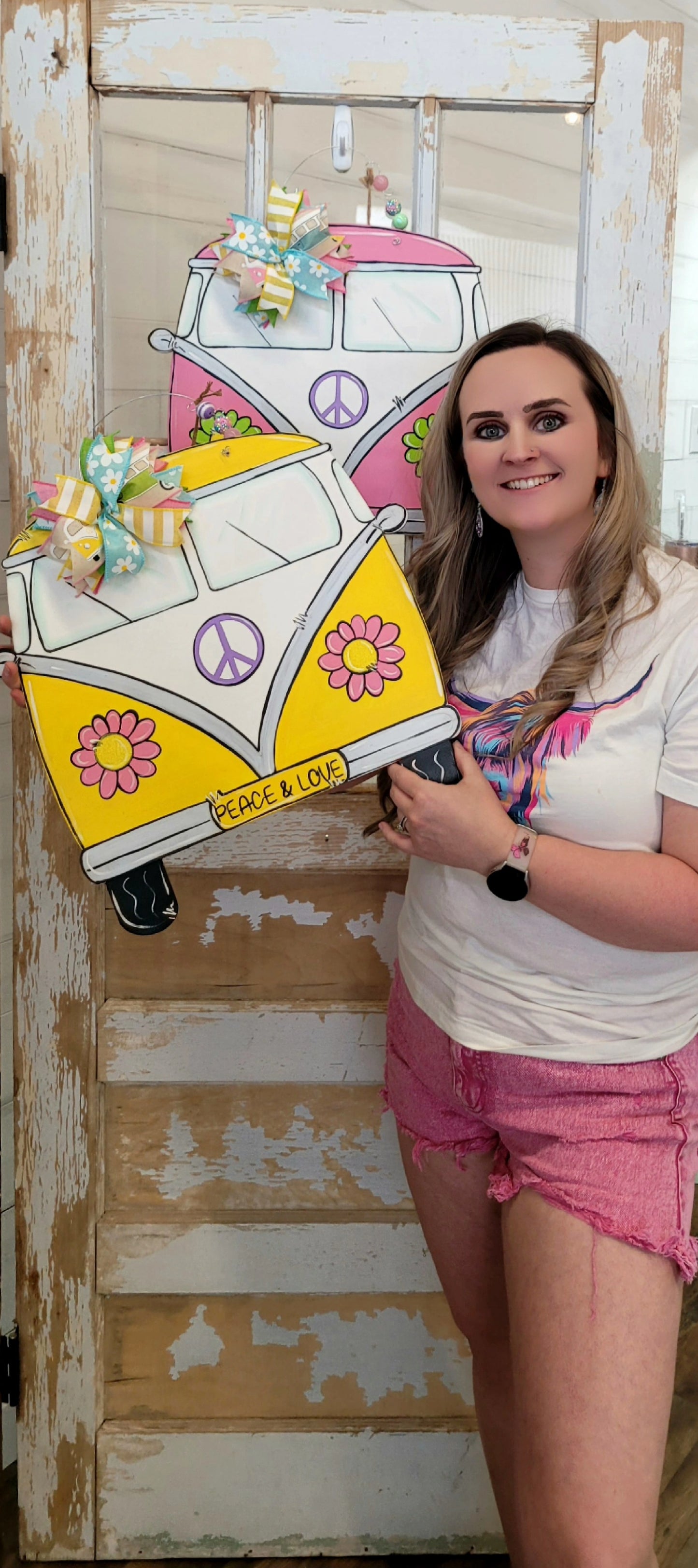Door Hanger: Hippie Wagon