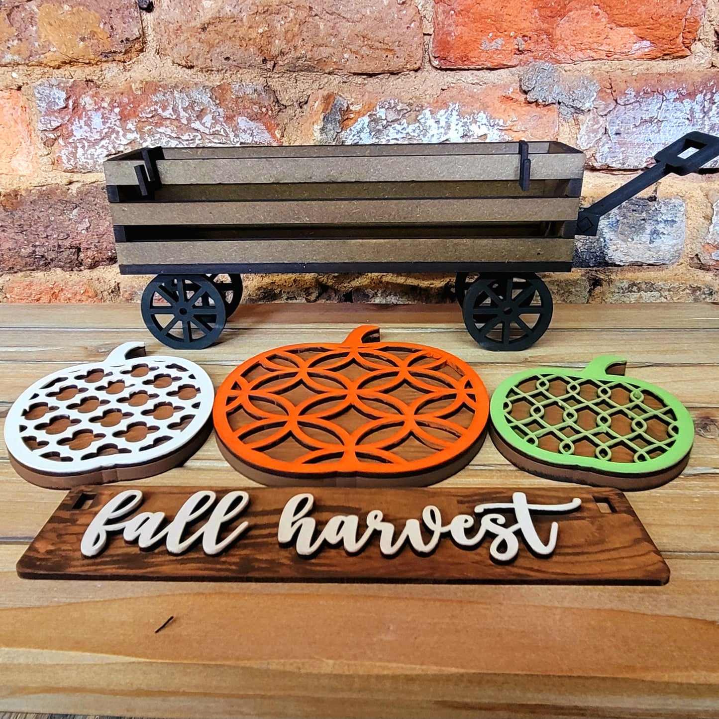 Wagon Shelf Sitter: Fall Harvest (full set)
