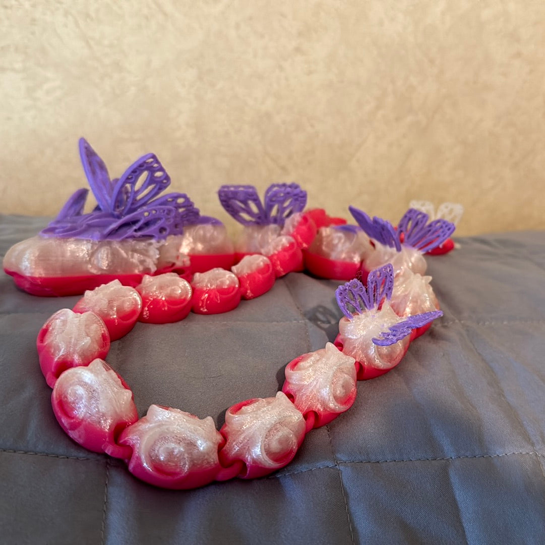 3D Printed Butterfly snake