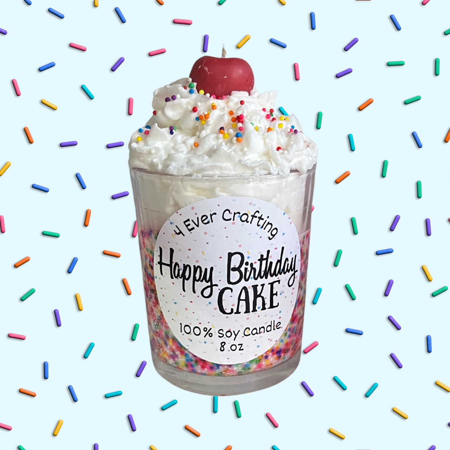 Happy Birthday Cake Candle