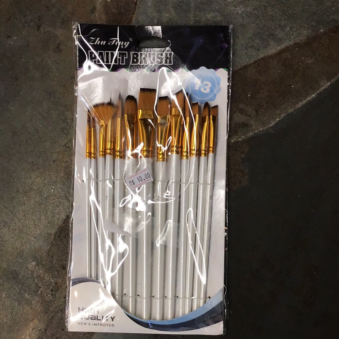 13 Paint Brushes