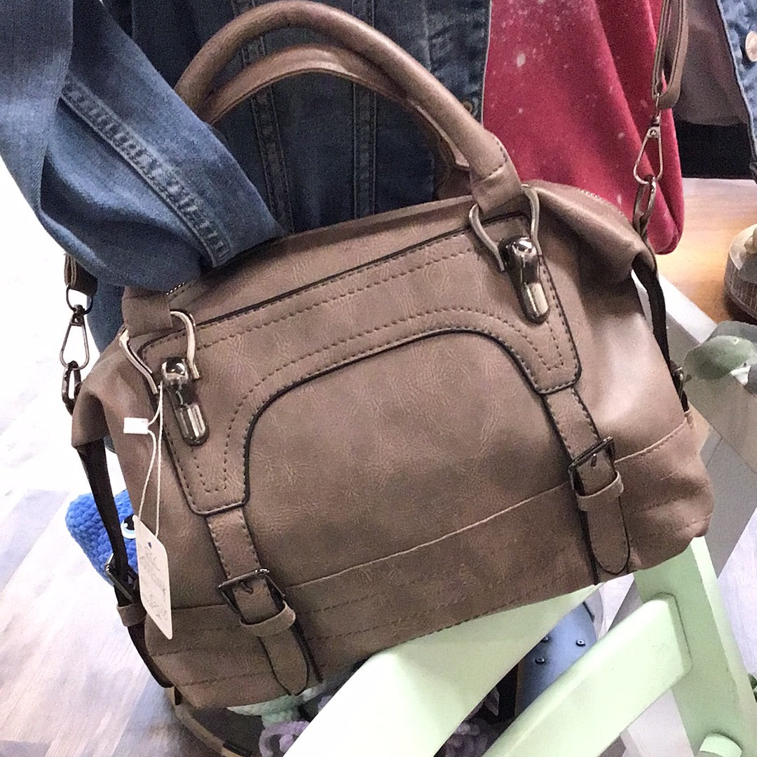 Taupe Brown Purse 