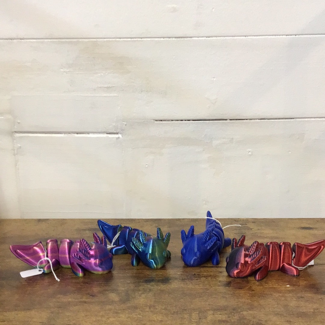 3D Printed axolotl