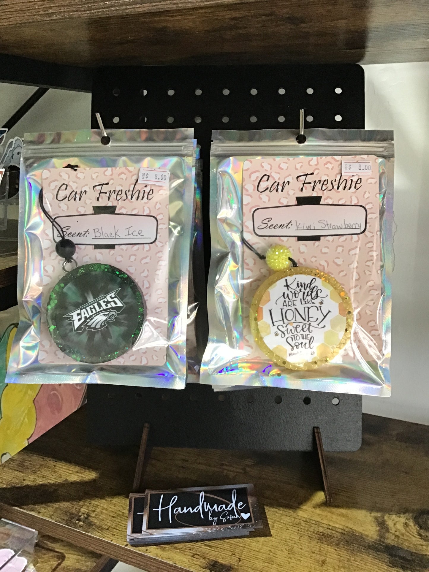 Car Freshie- Round with Print