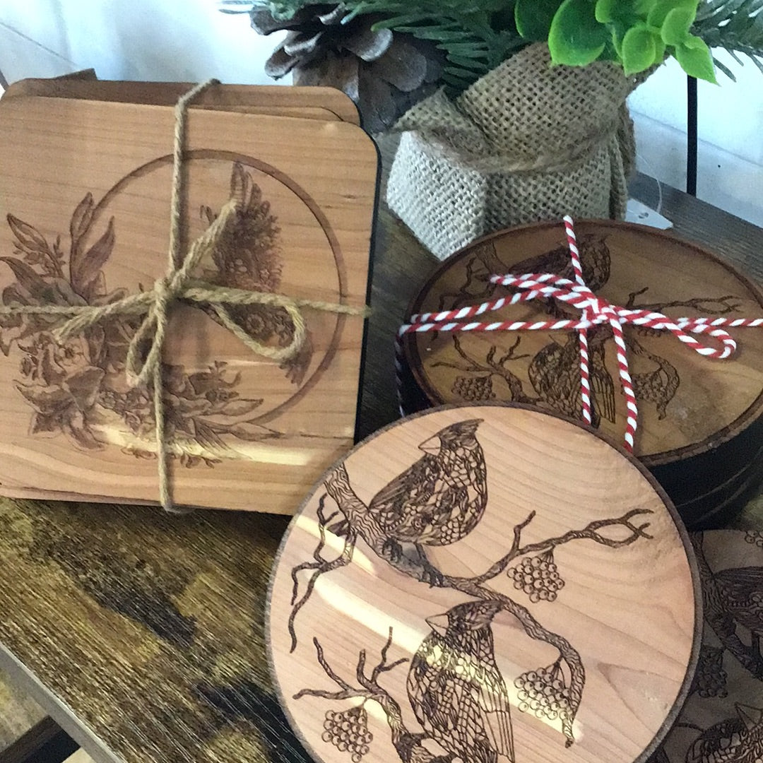 Wood coasters