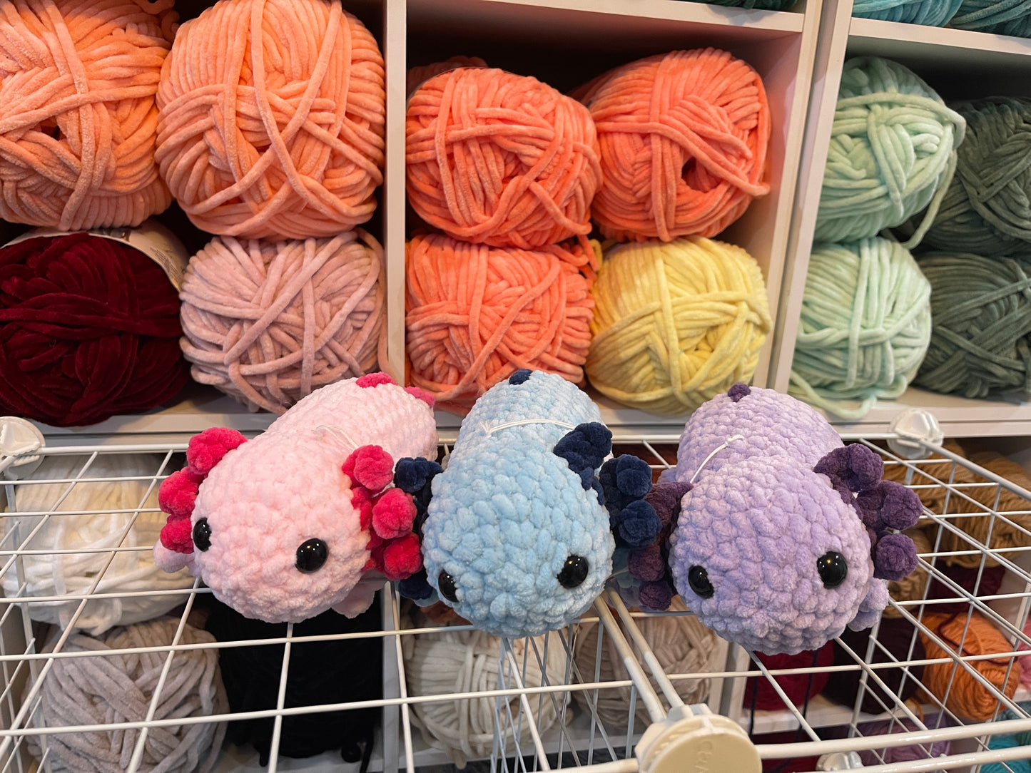 Crochet Large Axolotl