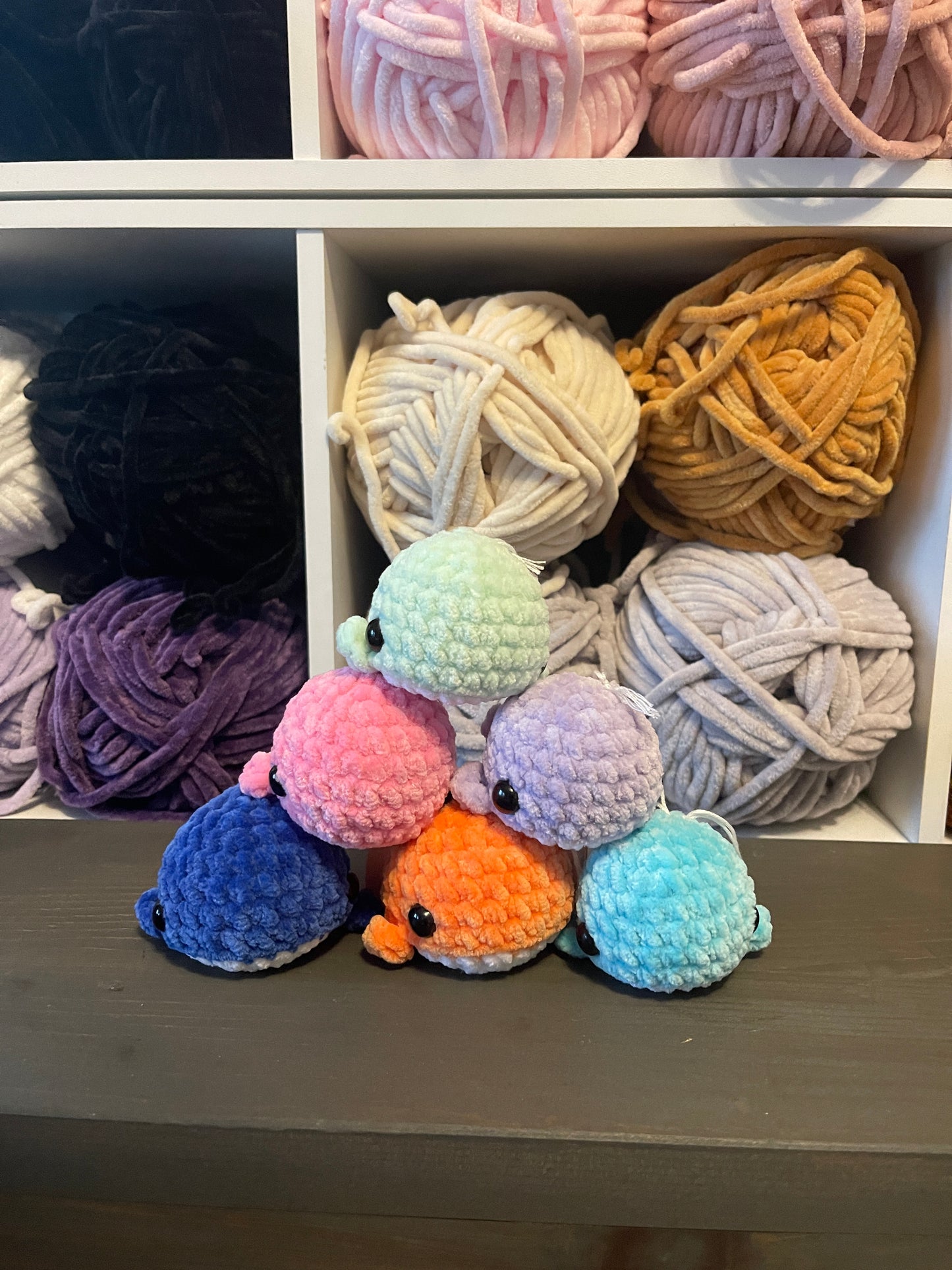 Crochet Amigurumi Whale Plushie