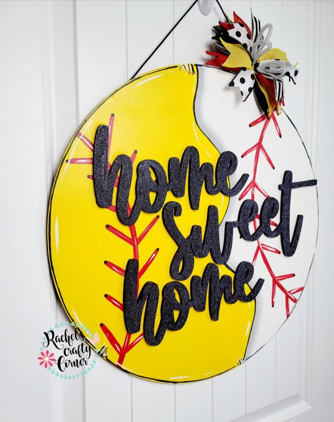 Door Hanger: Home Sweet Home Sports Ball