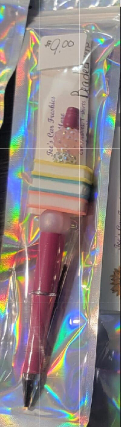 Beaded Pens with extra refill