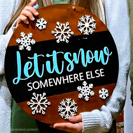 Winter Theme Door Hanger Workshop: January 8th 6:30 PM