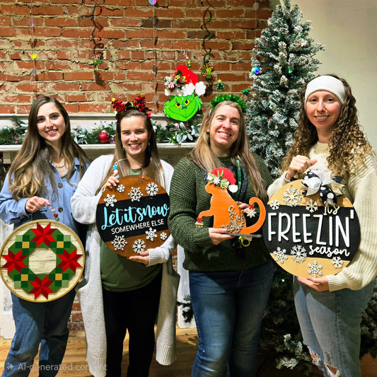 Winter/Valentines Themed Door Hanger Workshop: January 15th 6:30 PM