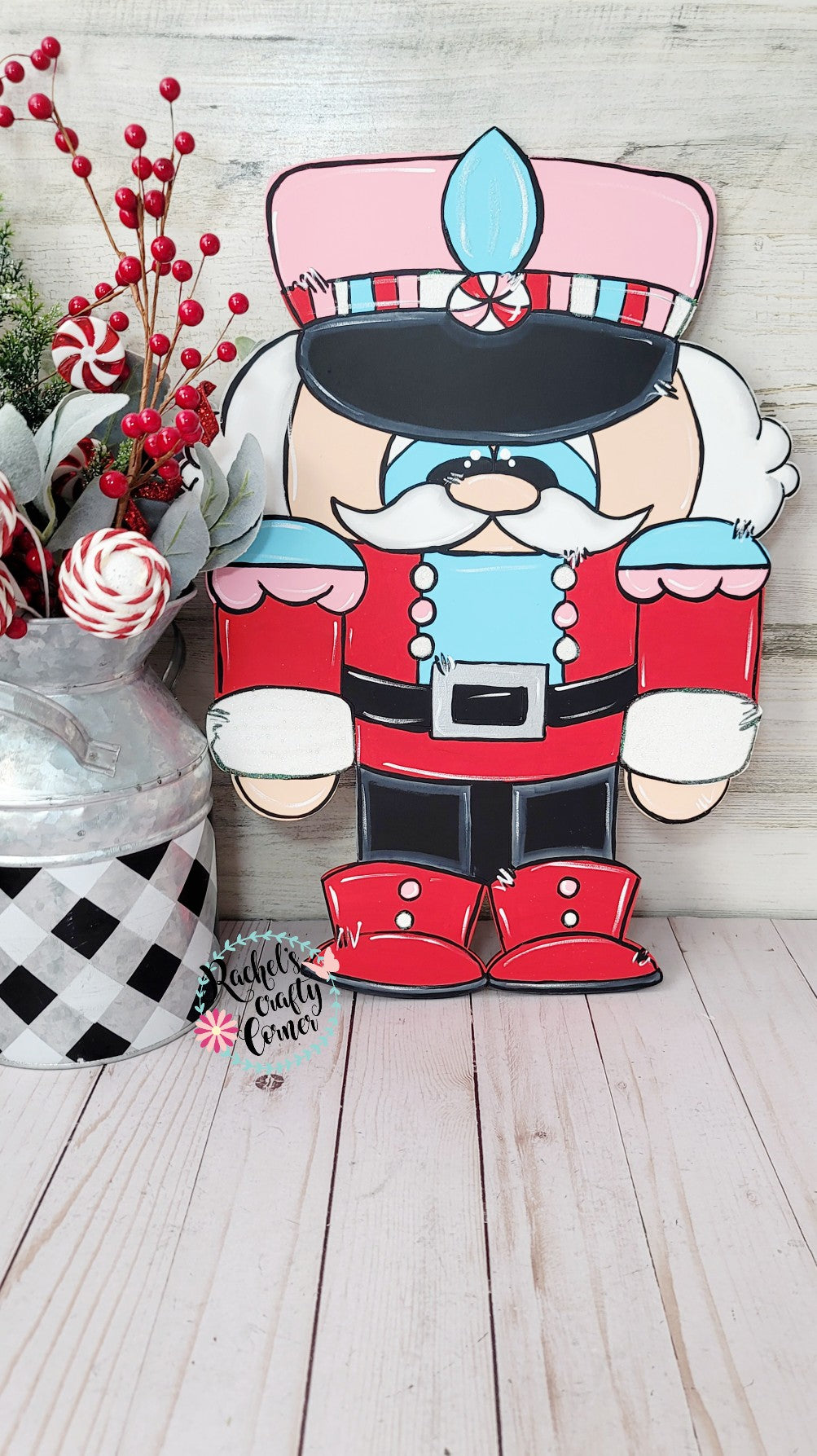 Candy Nutcracker Door Hanger
