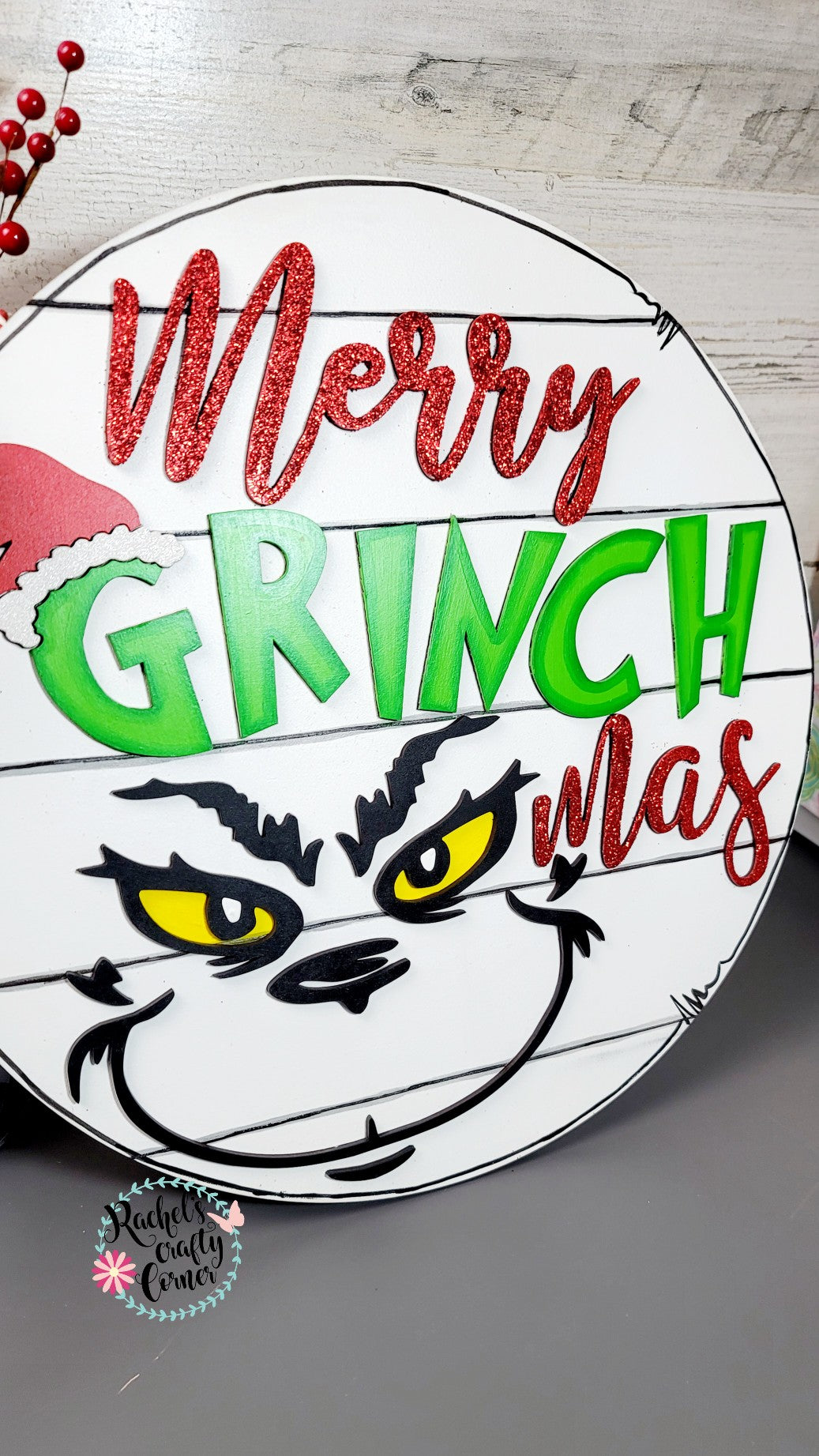 Grinchmas Door Hanger