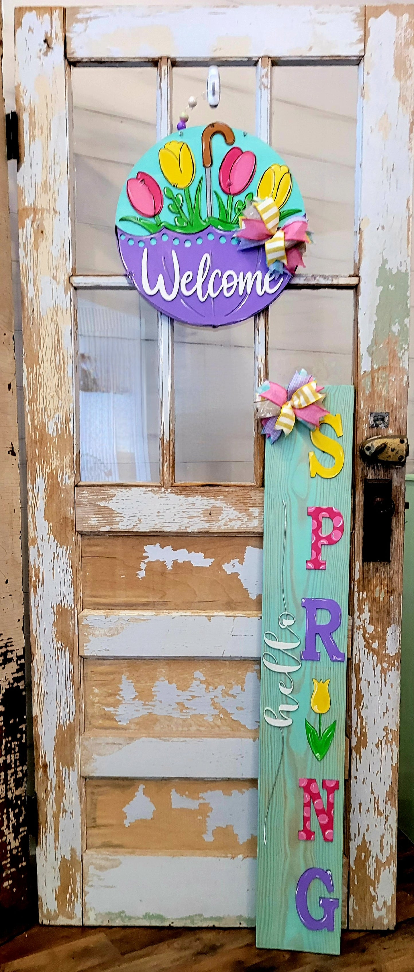 DIY Workshop: Welcome Spring Porch Leaner