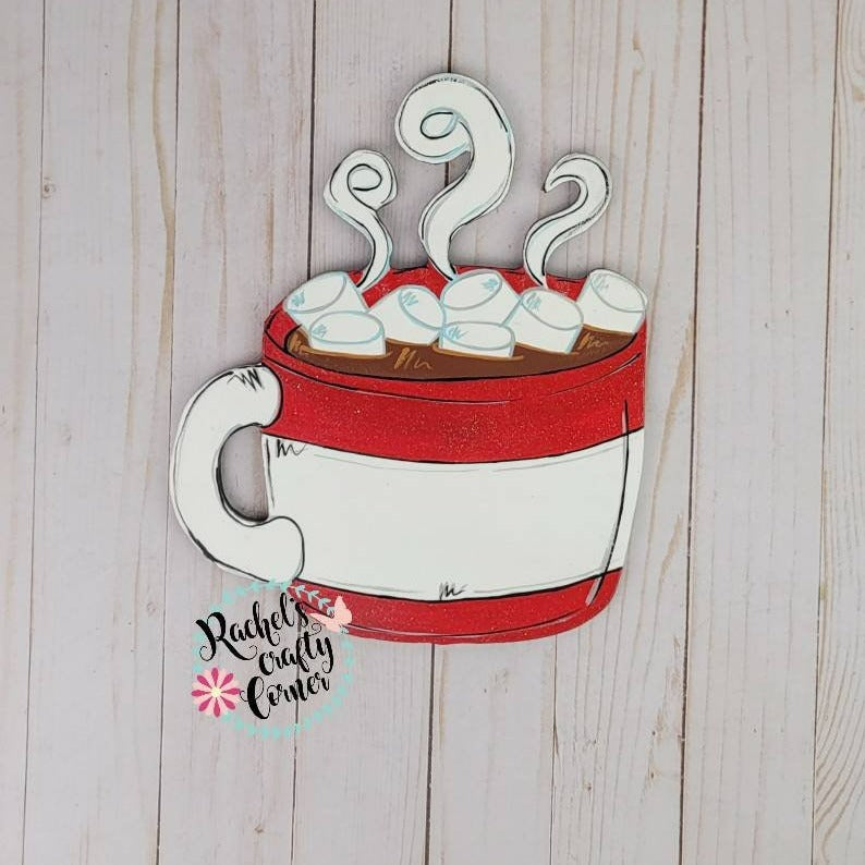 Hot Chocolate Door Hanger Sign