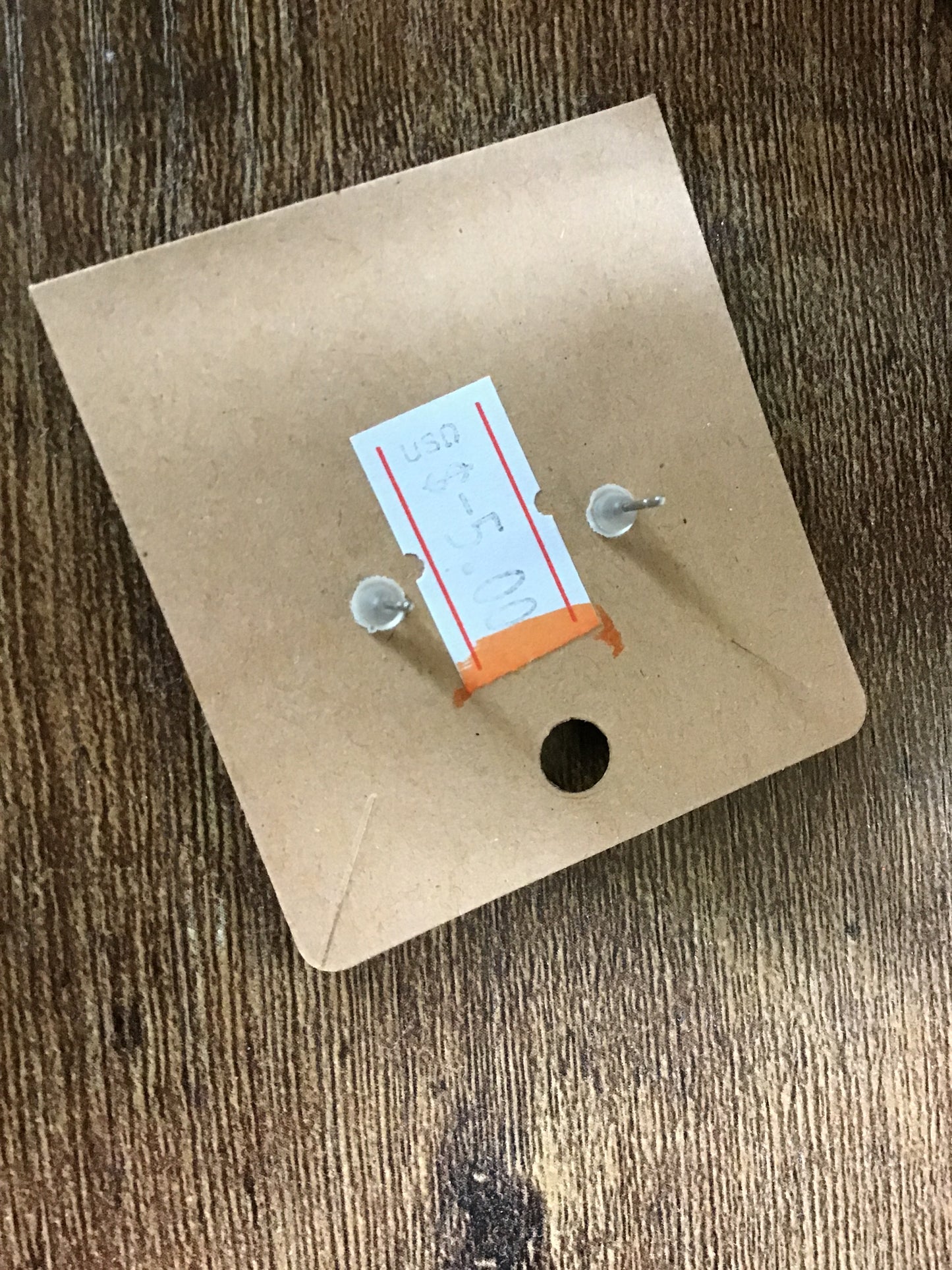Earrings ORANGE TAG