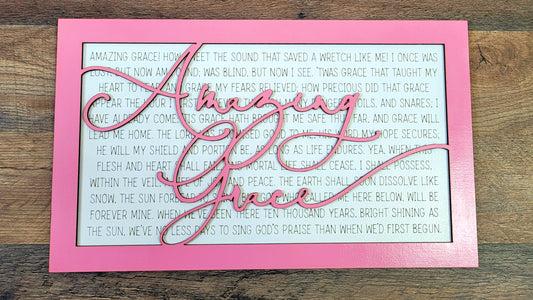 Song Board: Amazing Grace