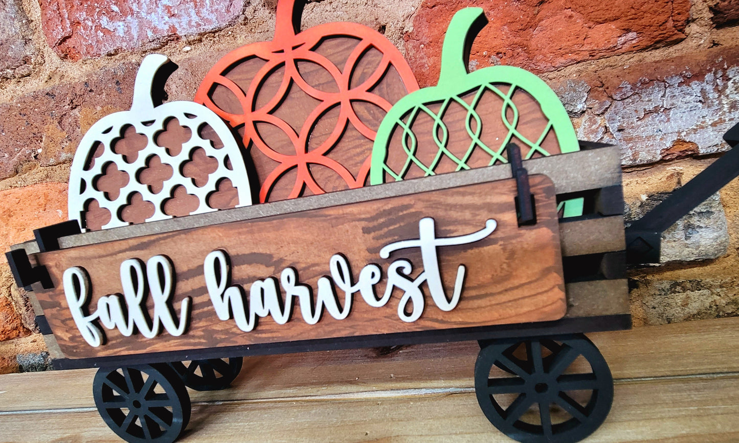 Wagon Shelf Sitter: Fall Harvest (full set)