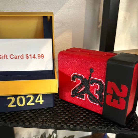 3D printed custom Gift card box