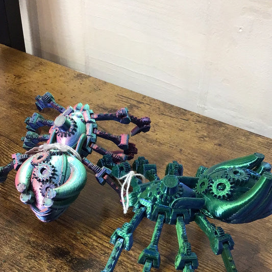 3D printed Steampunk Spider