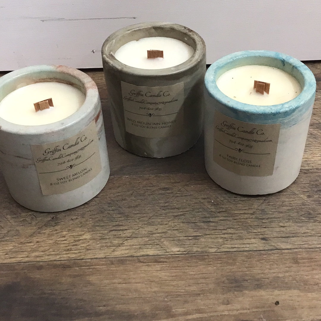 Marbled 8oz Candle GCC