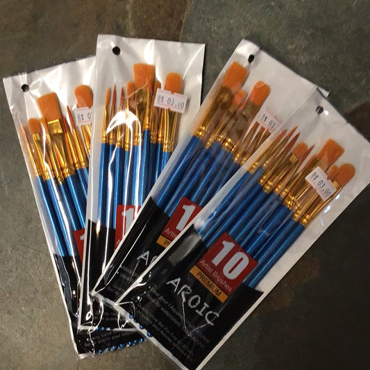 10 Paint Brushes