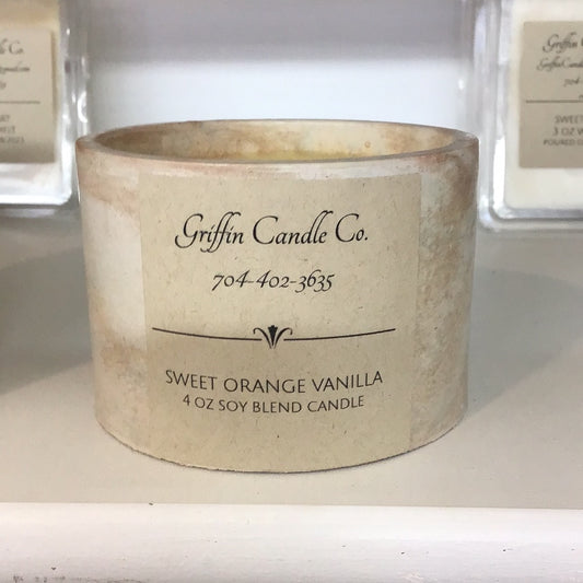 4oz Marbled Candle GCC