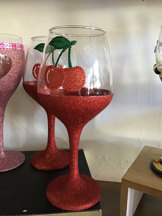 Painted Wine Glasses