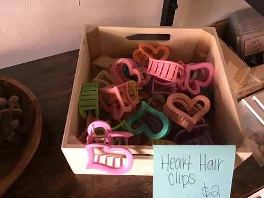Hair clip- heart