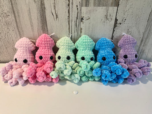 Crochet Mini Squids