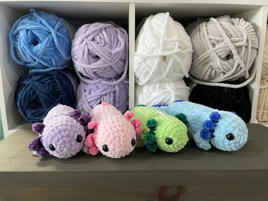 Crochet Small Axolotl