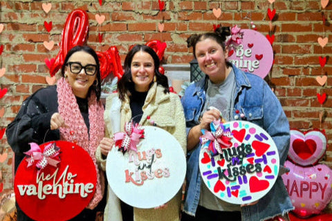Winter/Valentines Themed Door Hanger Workshop: January 15th 6:30 PM