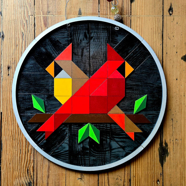 Cardinal Barn Quilt
