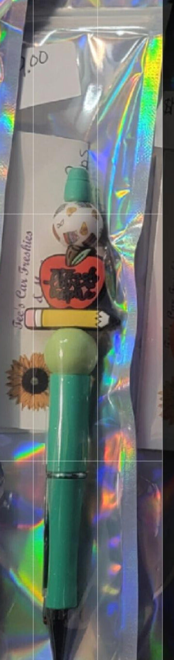 Beaded Pens with extra refill