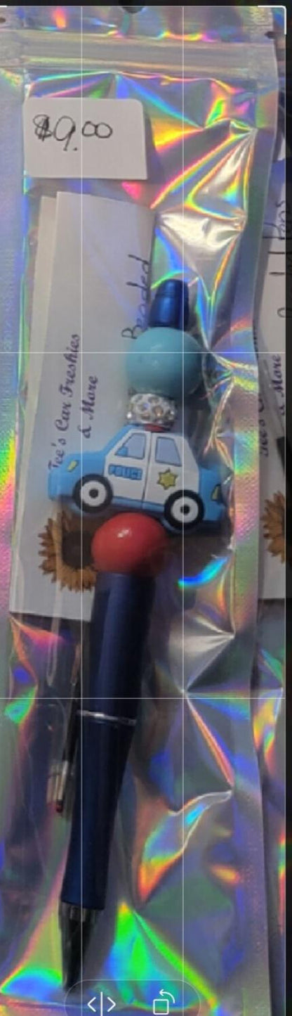 Beaded Pens with extra refill
