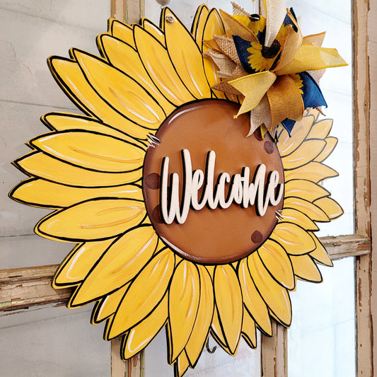 Sunflower Door Hanger