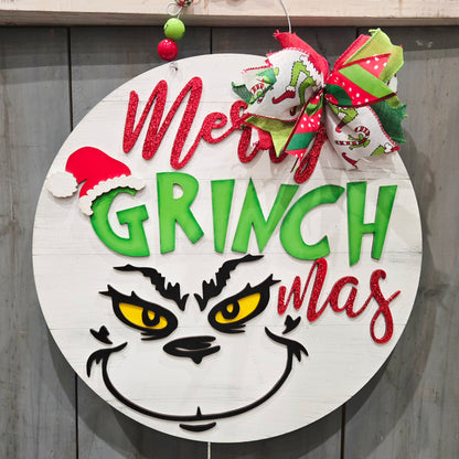 Christmas Door Hanger Workshop: December 4th @ 6:30PM