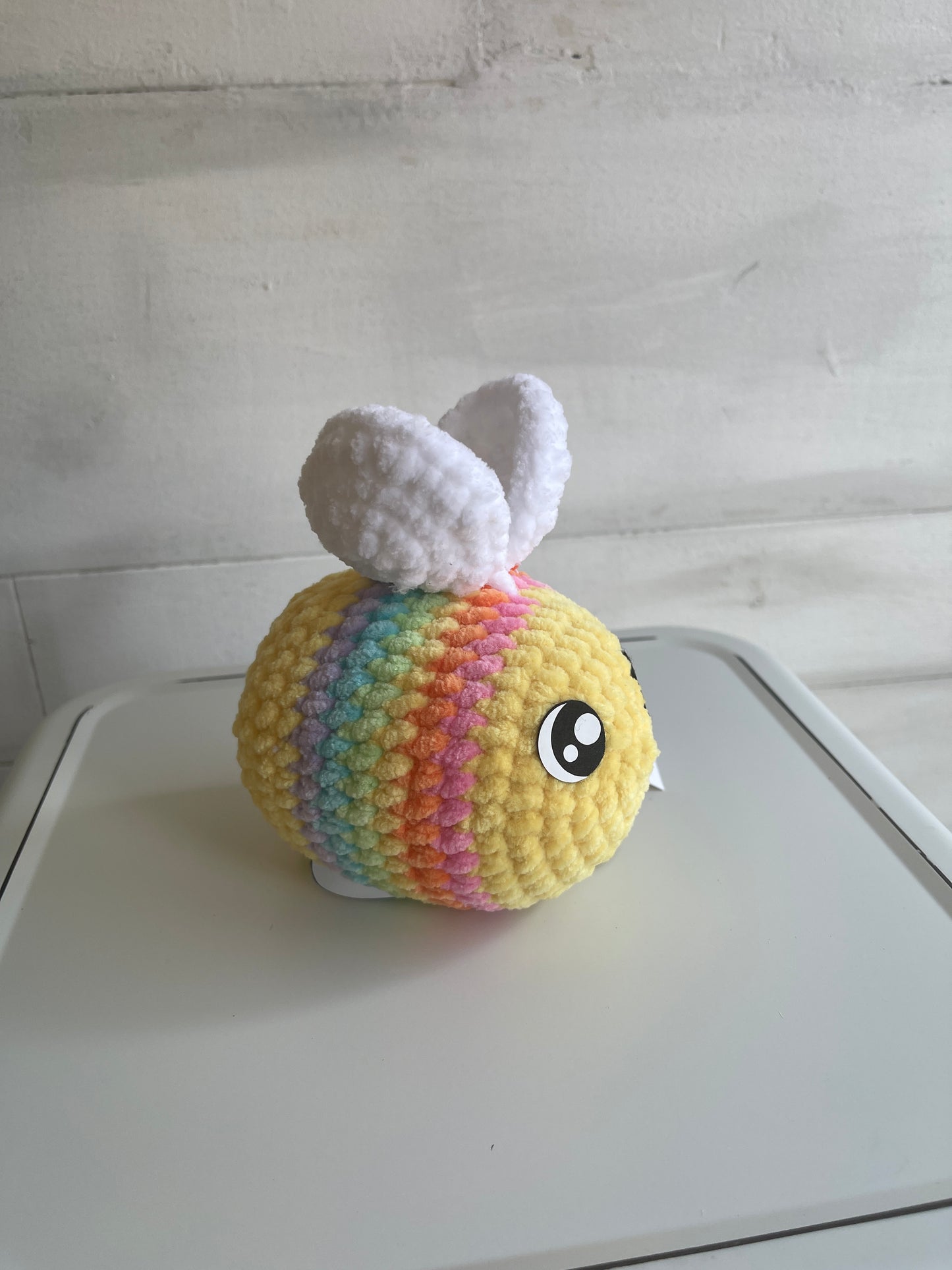 Crochet Rainbow Bee