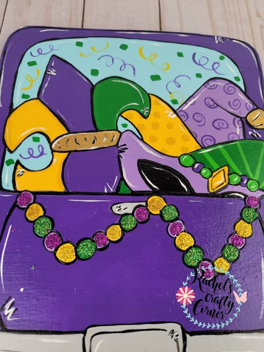 Mardi Gras Party Truck Sign