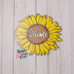 Welcome Sunflower Sign
