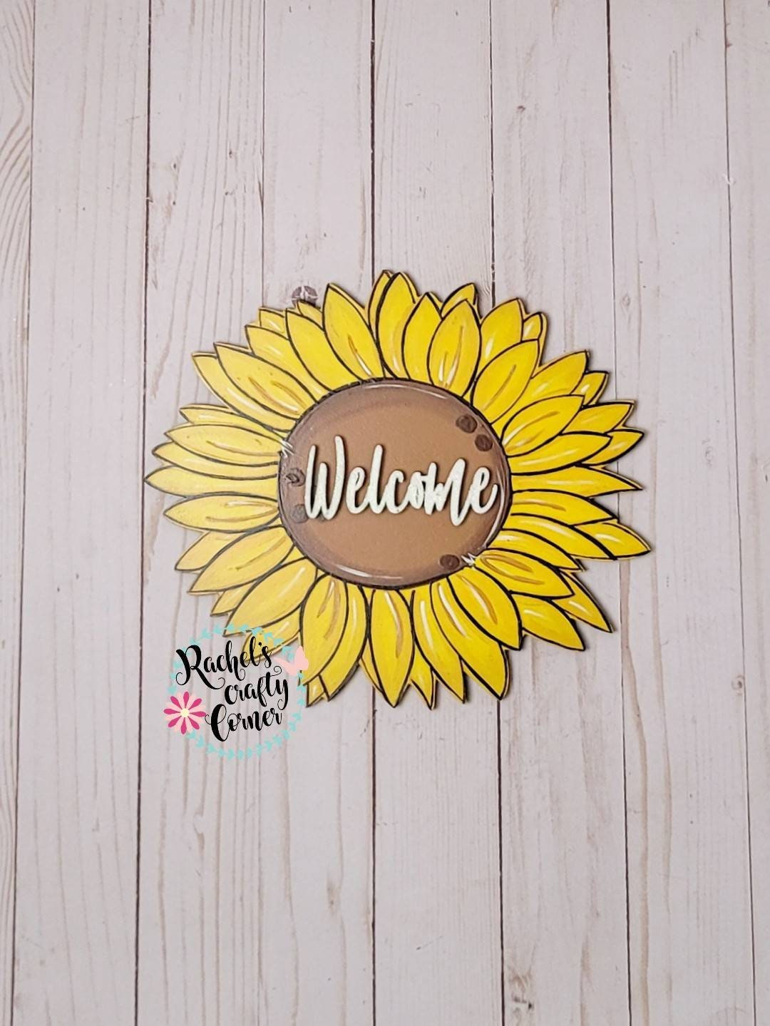 Welcome Sunflower Sign