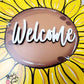 Welcome Sunflower Sign